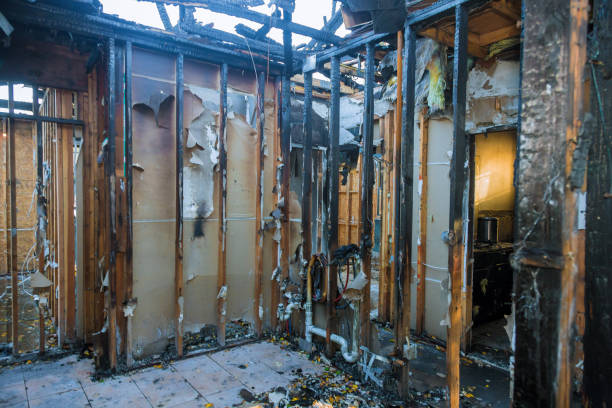 Professional Fire Damage Removal technician working in Clinton, TN